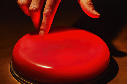 Emergency Red Button Pressed by Hand, a Technology Photo by Virgo Studio