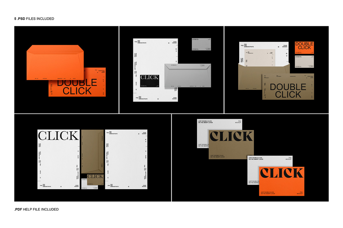 Brand Identity Mockup Set, a Books & Magazine Mockup by Renderteam (Photo 2 of 10)