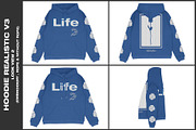 Hoodie Realistic V3 - Mockup, a Hoody Mockup by DaldSgh (Thumbnail 3 of 19)