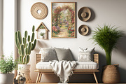 Watercolor Victorian English Garden, a Background Graphic by Fun Digital (Thumbnail 2 of 3)
