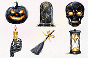 Vintage Creepy Halloween Clipart, an Illustration by Dream Creation (Thumbnail 6 of 7)