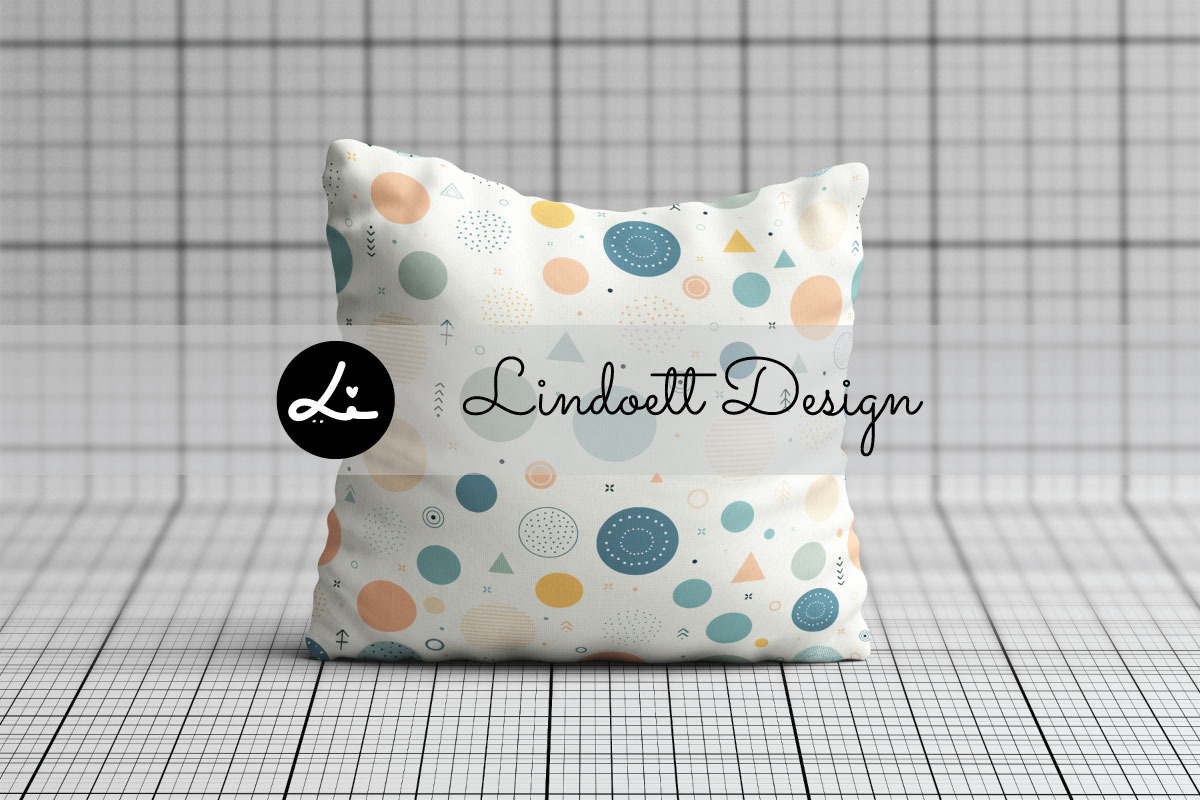 Star, Triangle and Polka Dot Pattern, a Pattern Graphic by lindoet23 (Photo 5 of 5)