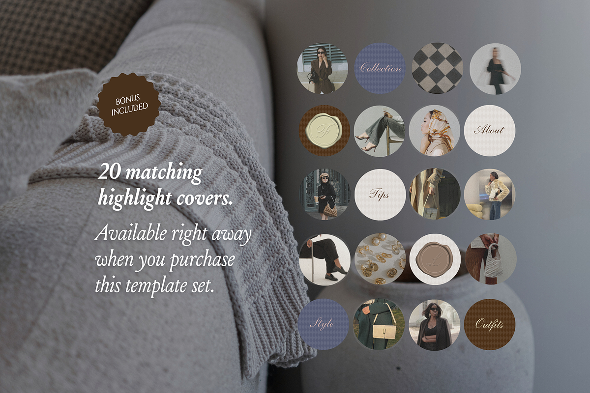 Old Money Fashion Social Templates, a Social Media Template by CanvaTemplateClubCo (Photo 6 of 12)
