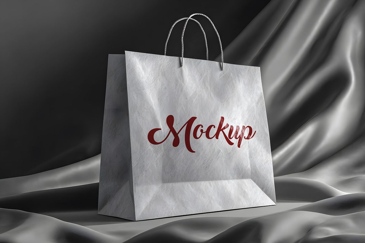 Paper Bag Mockup, an Advertising Mockup by GenesisCreativeCo (Photo 3 of 3)