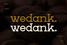 Wedank – Contemporary Slab Font