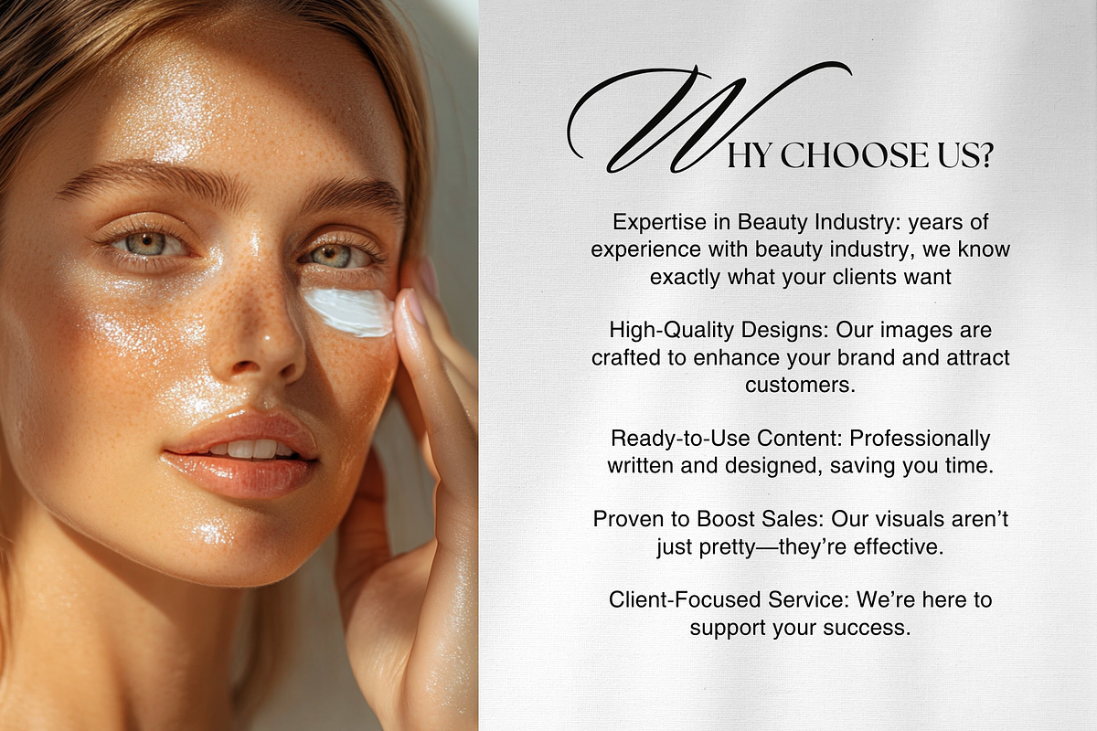Skincare Instagram Canva Templates, a Social Media Template by DesignsbyMariaStudio (Photo 8 of 10)