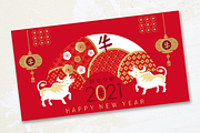 2021 Chinese New Year banners, a Card Template by TATIANA_GERICH (Thumbnail 4 of 4)