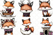 Whimsical Fox Clipart, an Illustration by Black Bird Studio (Thumbnail 5 of 6)