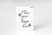 5x7 Greeting card mockup invitation, a Product Mockup by Leo Flo Mockups (Thumbnail 1 of 6)