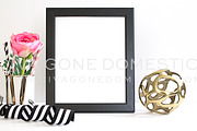 Frame Mock Up - Gold Pink & Black, a Print Template by avenuetwentyone (Thumbnail 1 of 2)