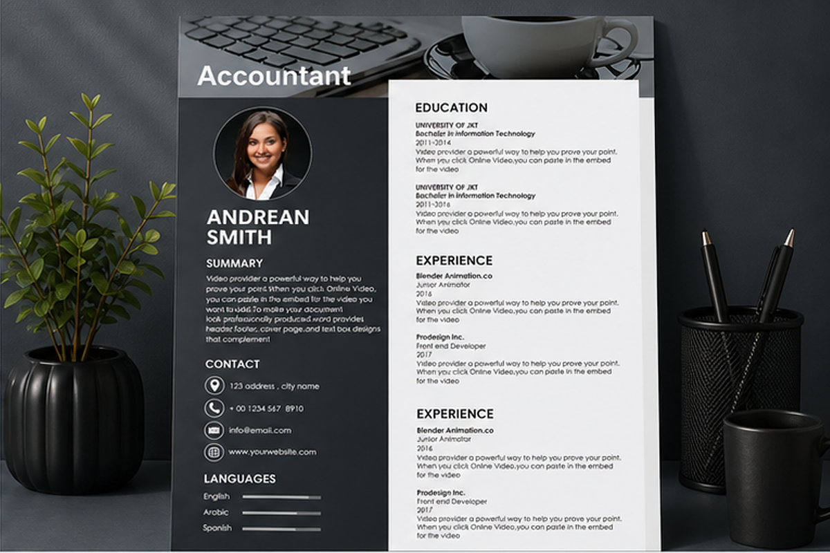 MODERN RESUME TEMPLATE (R13), a Resume Template by dulchaer29 (Photo 2 of 4)