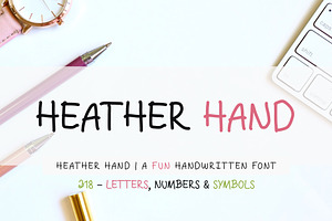 Heather - A Quirky Handwritten Font