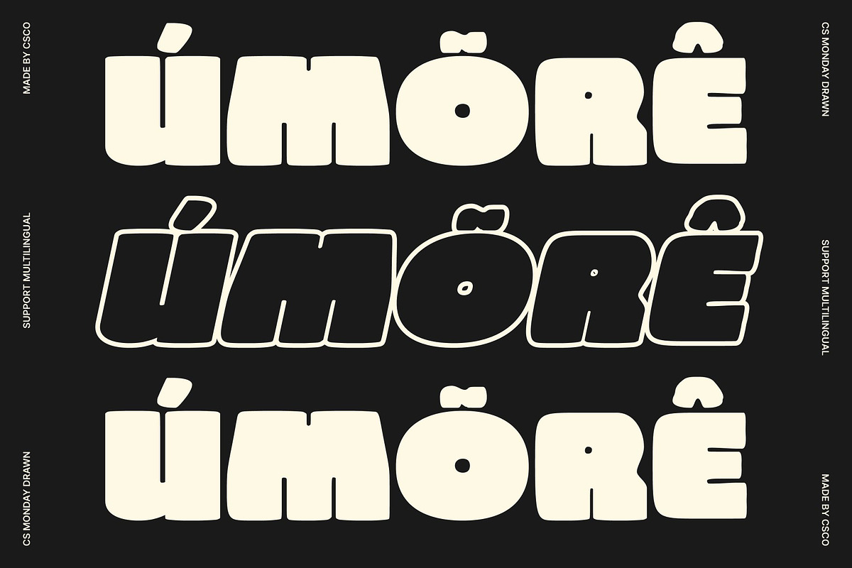 CS Monday Drawn, a Sans Serif Font by Craft Supply Co. (Photo 7 of 8)
