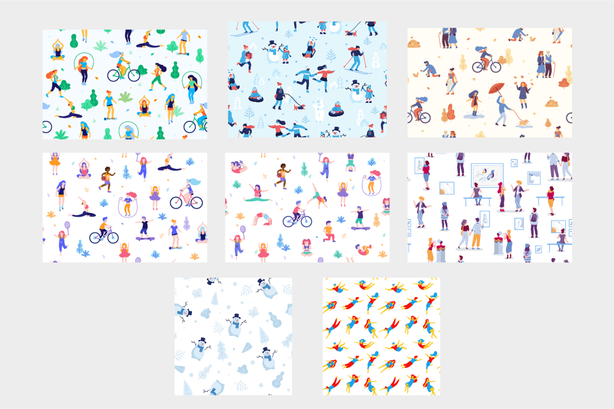 People characters set, a Person Illustration by Bezvershenko (Photo 11 of 12)