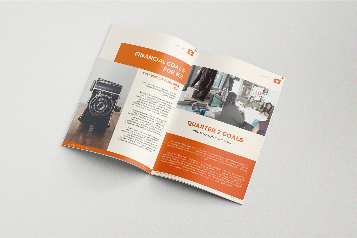 A4 MAGAZINE | BROCHURE MOCK-UPS, a Print Template by 2M GRAPHICS DESIGN (Photo 10 of 12)