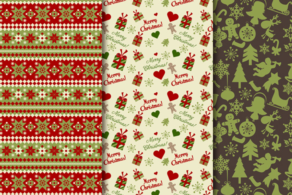 Christmas papers pack preview 4