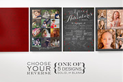 Chalkboard Christmas Photograph Card, a Card Template by The Geekery Store (Thumbnail 3 of 4)