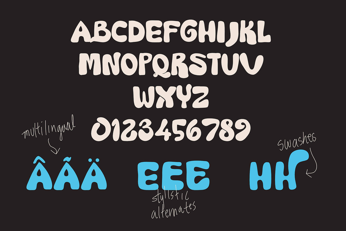 Milk Bread, a Font by Hello Wala Type Foundry (Photo 2 of 6)