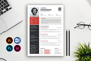 Clean Resume CV, a Resume Template by Abdul Studio