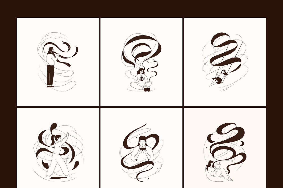 150 Mindfulness Illustration, a Person Illustration by Prosymbols (Photo 9 of 13)