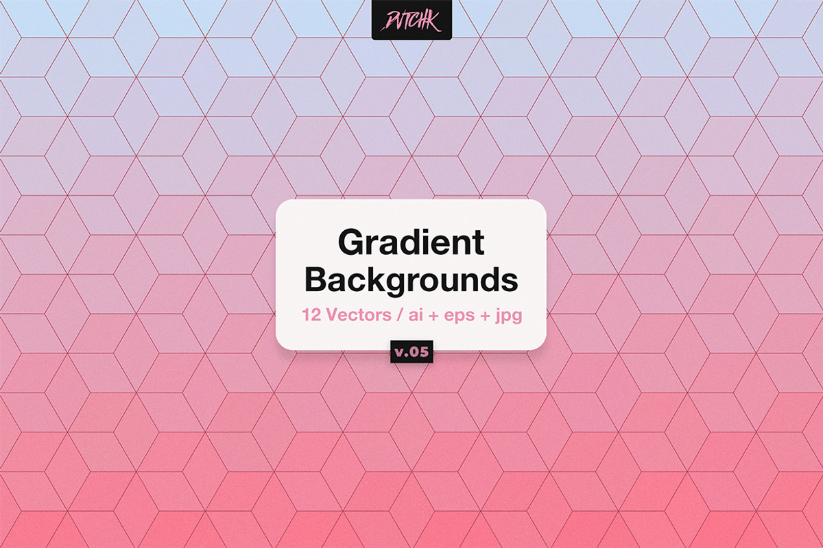 Gradient Hexagonal Backgrounds | V05, a Background Graphic by dvtchk (Photo 6 of 7)