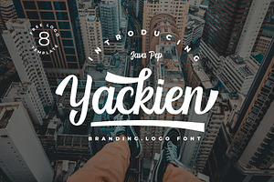 Yackien - Logo Font