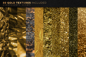 350 Gold & Metallic Textures