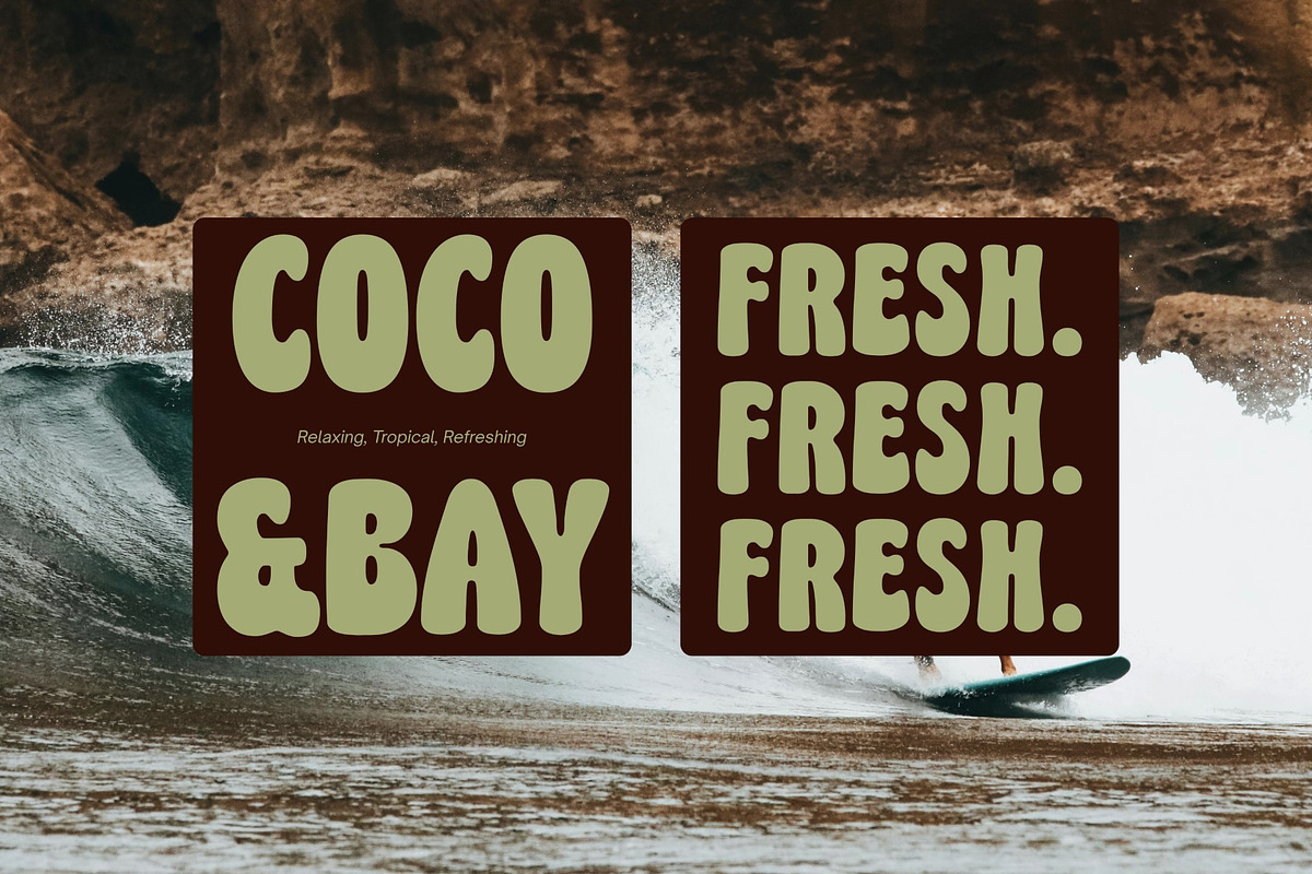Groovy Campy - Bold Retro Fonts, a Font by Studio Moara (Photo 6 of 8)