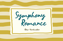Symphony Romance Handwritten Font