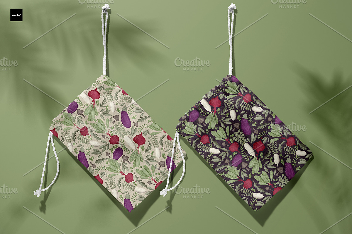 Vegetable Garden Patterns & Icons, a Pattern Graphic by Serineh Eliasian (Photo 2 of 4)