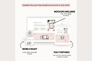 Systeme.io Ivory Rose Lead Funnel, a Landing Page Template by Hayley's Digital Hub (Thumbnail 4 of 10)