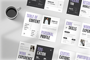 Resume Booklet, a Print Template by Annora Studio (Thumbnail 2 of 6)