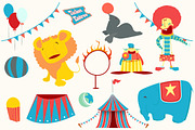 Circus clip-art, an Animal Illustration by Pelican graphics (Thumbnail 1 of 2)