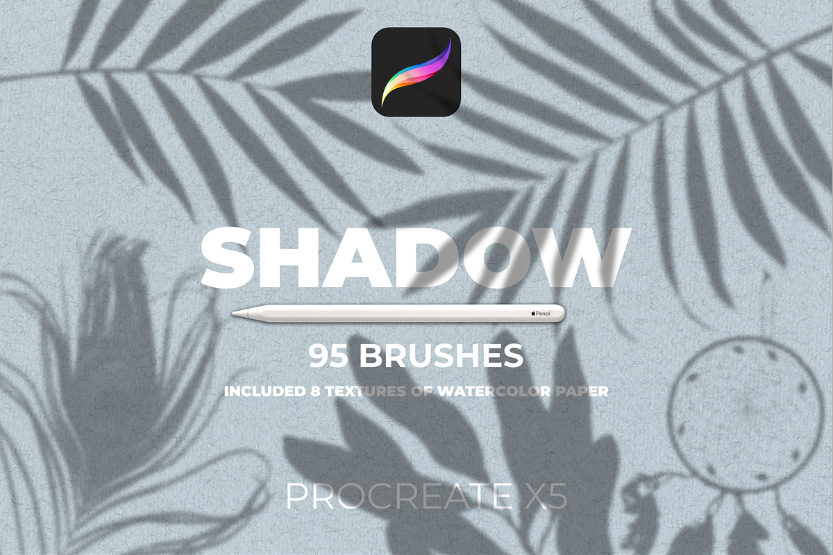 95 Shadows for PROCREATE, a Brush Add-On by Graphics Resources (Photo 1 of 13)