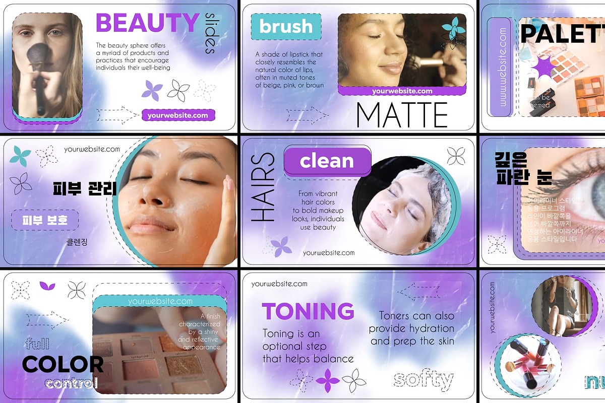 Beauty Slides for DaVinci Resolve, a Templates & Theme by 2dfx (Photo 1 of 2)
