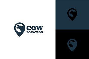 Cow Location Logo