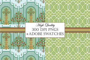 Garden Trellis Pattern Bundle