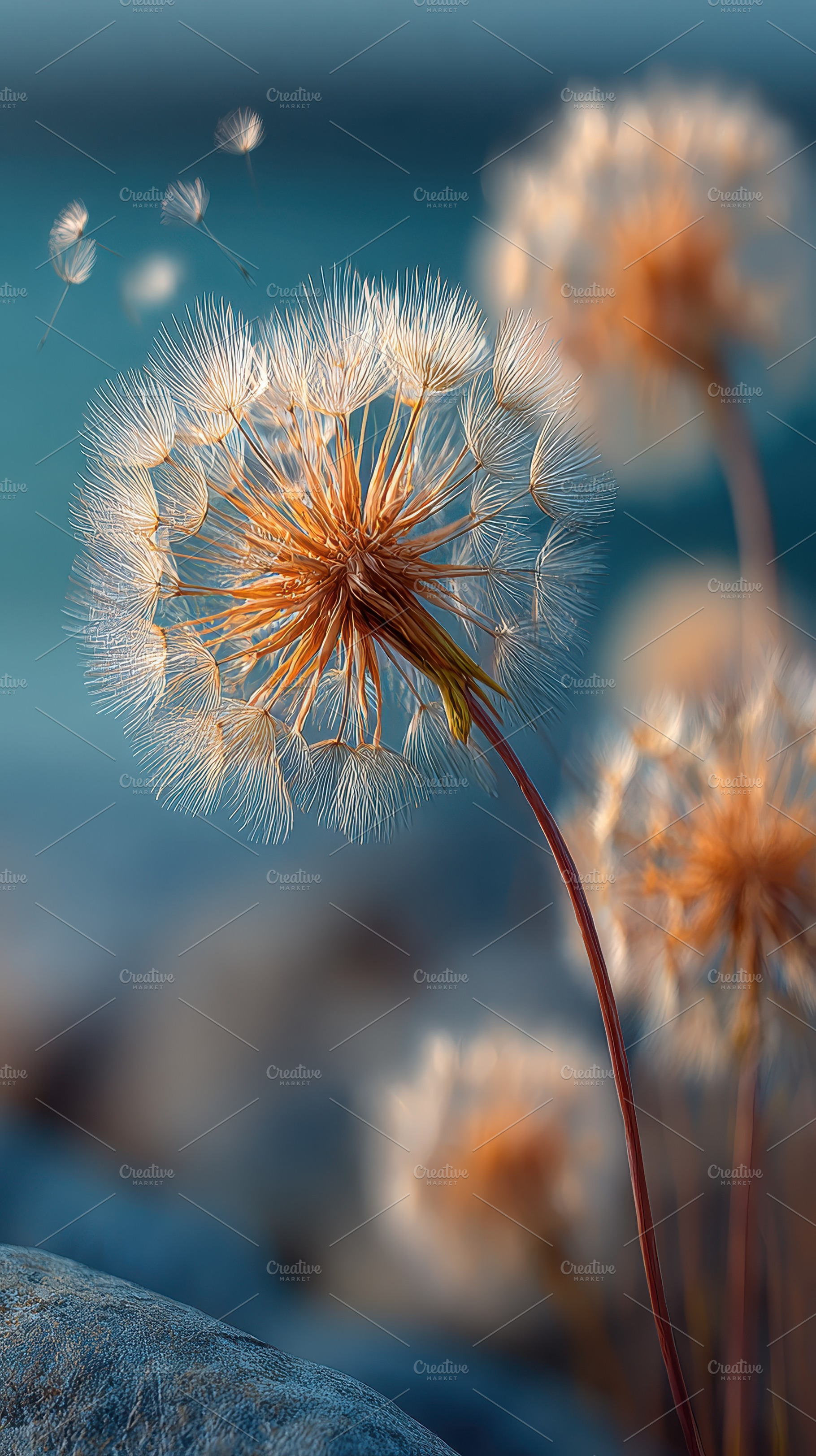 Vibrant Oil Bubbles Abstract Macro P, a Photo by Pixeness Studio