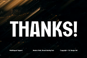 Mono Qaftots Modern Bold Brand Font, a Sans Serif Font by QR Design Studio (Thumbnail 16 of 16)