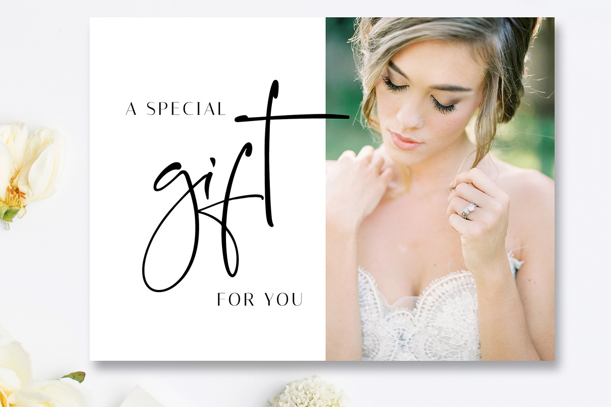 Salon Gift Card Template, a Card Template by Marham Labeling Co (Photo 4 of 4)