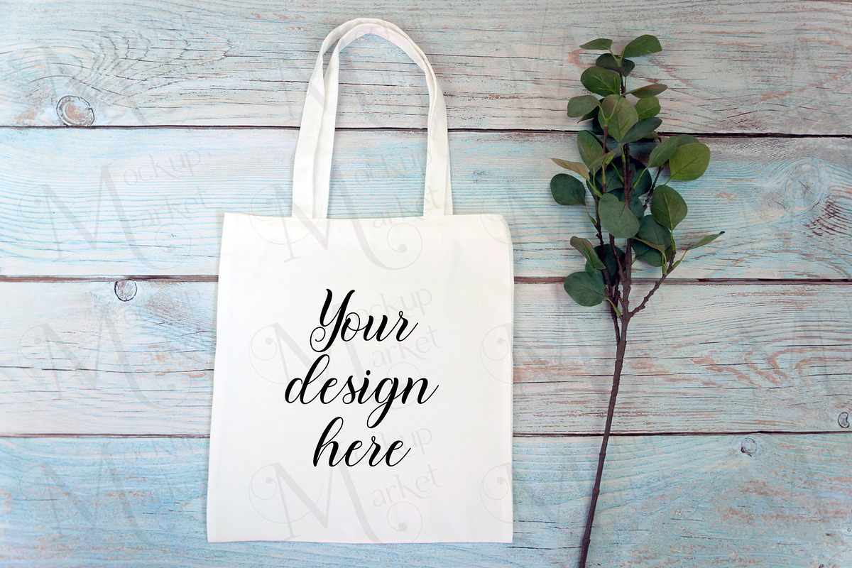 22 Cotton Tote bag Mockup Bundle., a Print Template by MockupMarket (Photo 10 of 23)