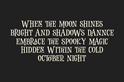 Scarys Broom - Halloween Font, a Handwritten Font by SaktiAvellin (Thumbnail 2 of 10)