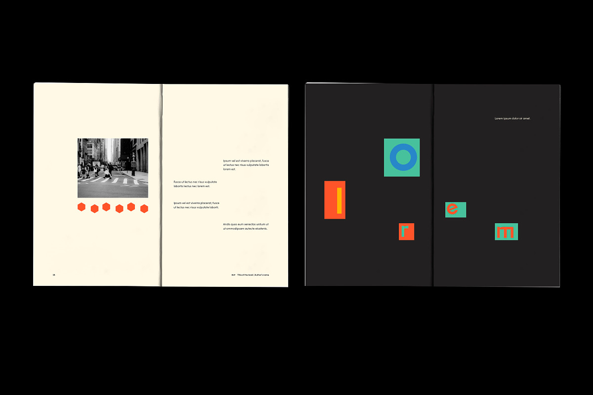 Poetry With Illustrations Template, a Magazine Template by an-arketype studio. (Photo 4 of 10)