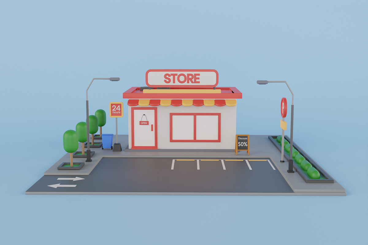 3D Building Pack, an Architecture 3D Model by novia99design (Photo 8 of 9)