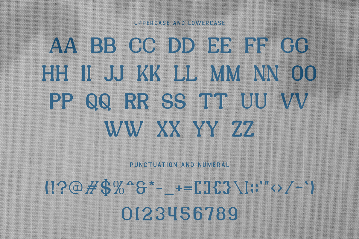 Columbus-ModernEmbroiderySerifBXFont, a Serif Font by overlaytemplates (Photo 5 of 5)