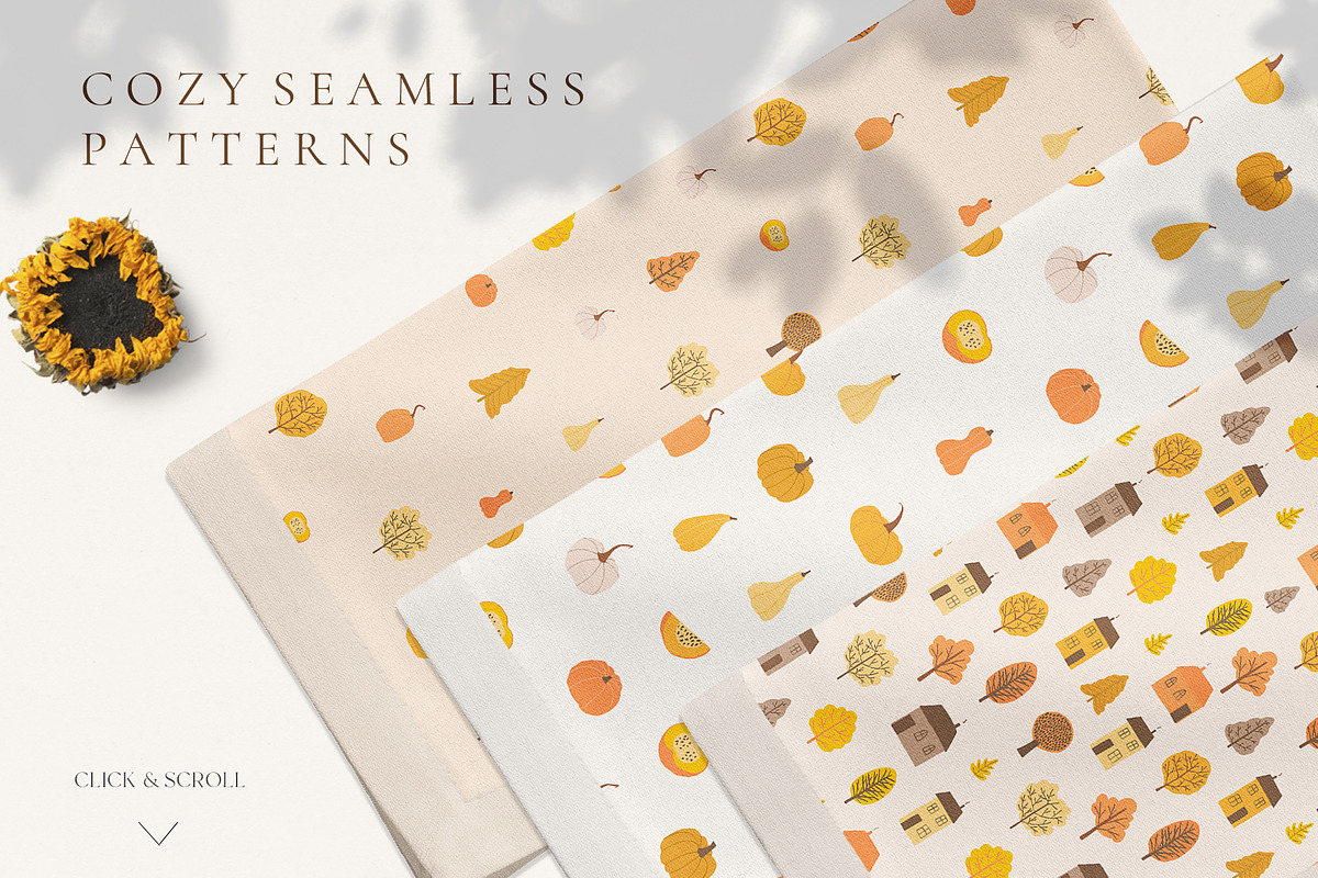 AUTUMN cozy fall season graphic set, a Seasonal Illustration by Madiwaso (Photo 10 of 12)