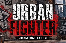 Urban Fighter - Grunge Classic Font