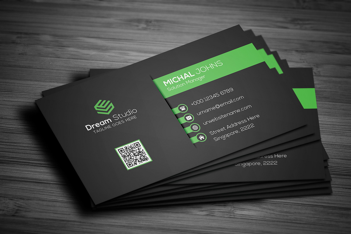 Creative Modern Business Card, a Business Card Template by DreamStudio-eg (Photo 3 of 7)