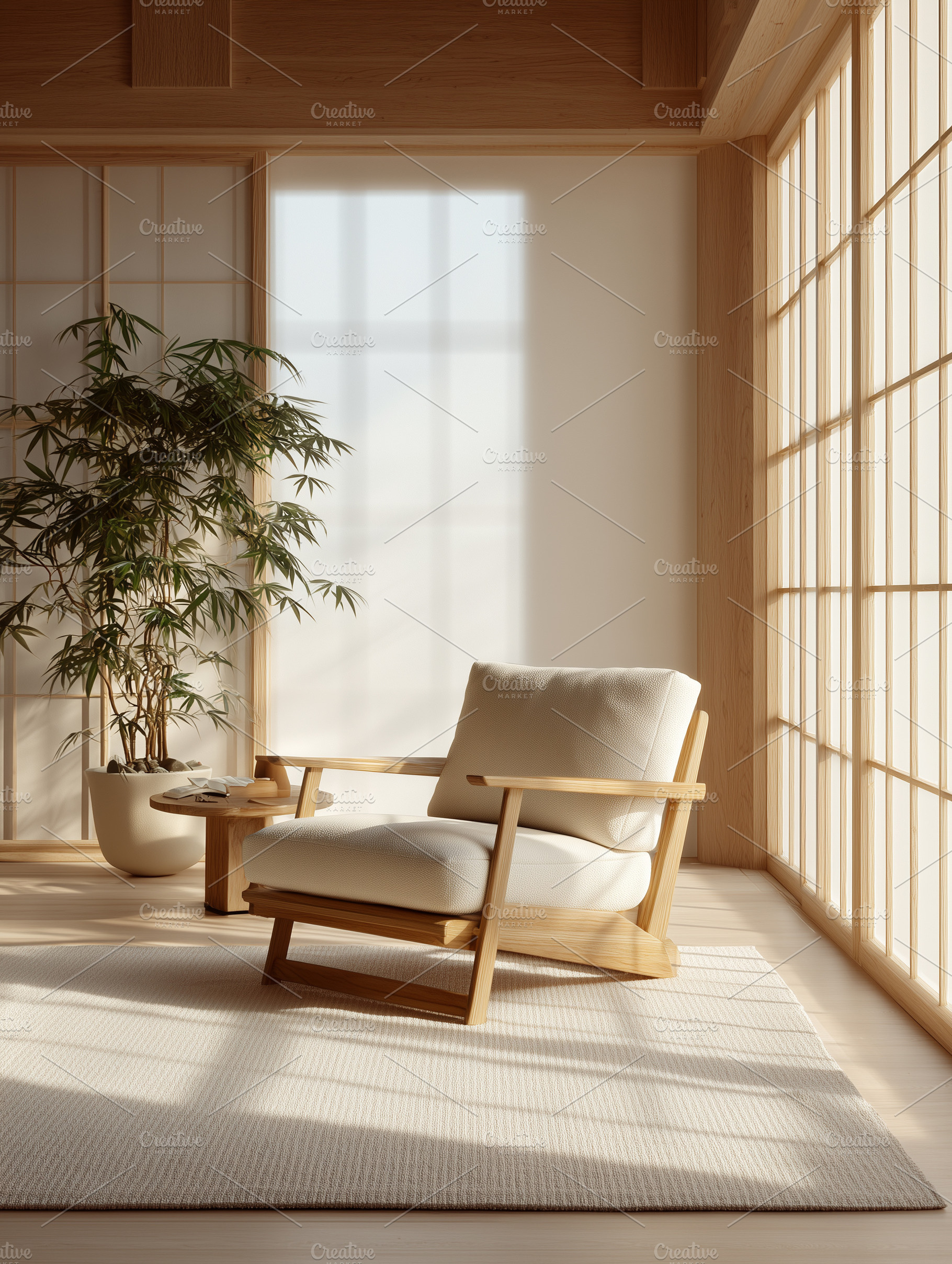 Minimalist Japanese interior, an Architecture Photo by MistyDay