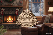 Christmas Sweater Ornaments SVG Bund, a Decorative Illustration by svgocean (Thumbnail 3 of 9)
